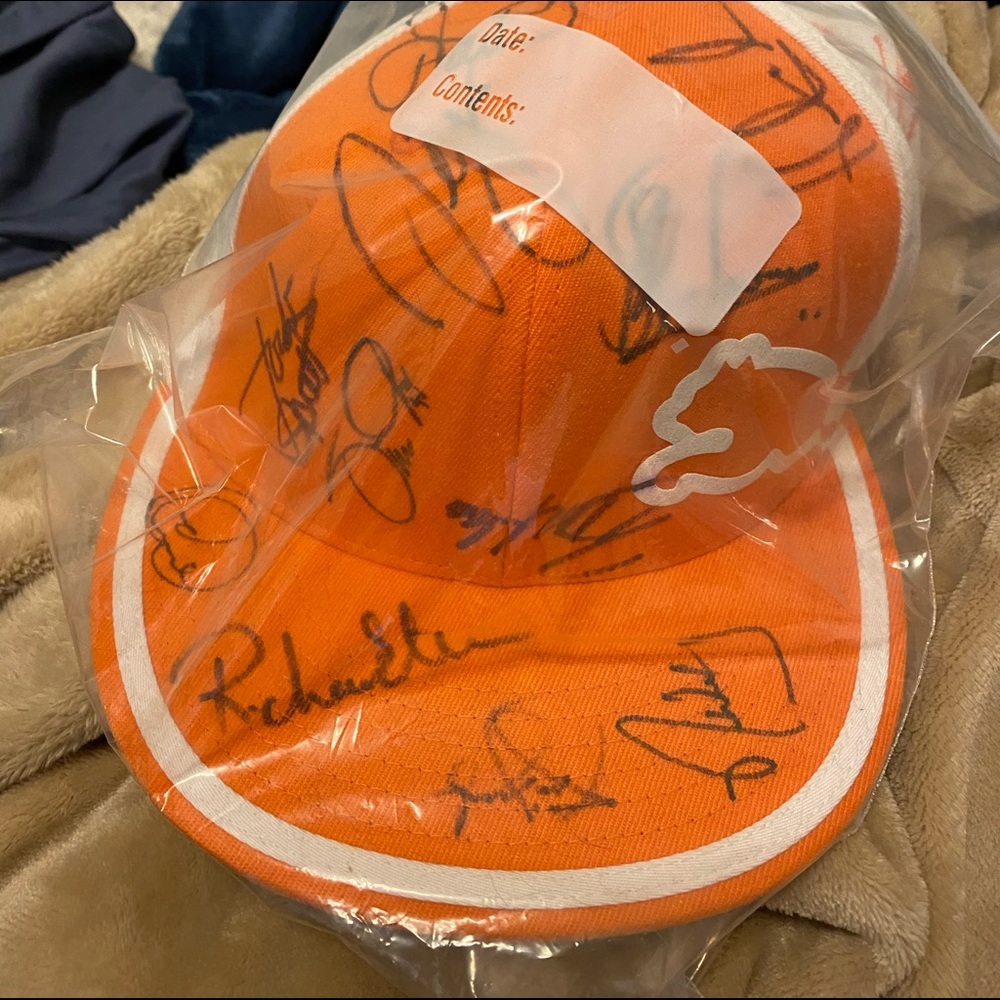 2014 Golf signed hat